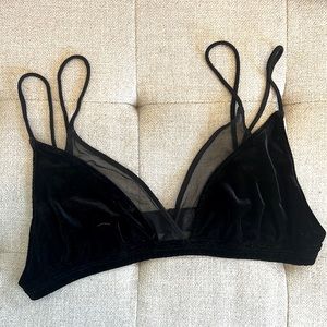 Only Hearts NYC Double Velvet Bralette